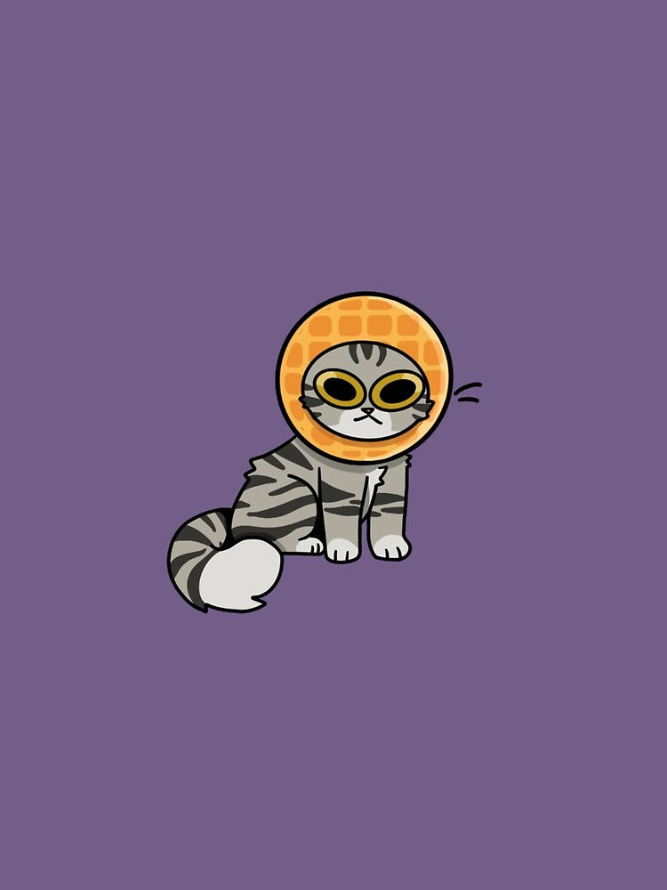 Waffle Cat Meme by CatsnWafflesArt