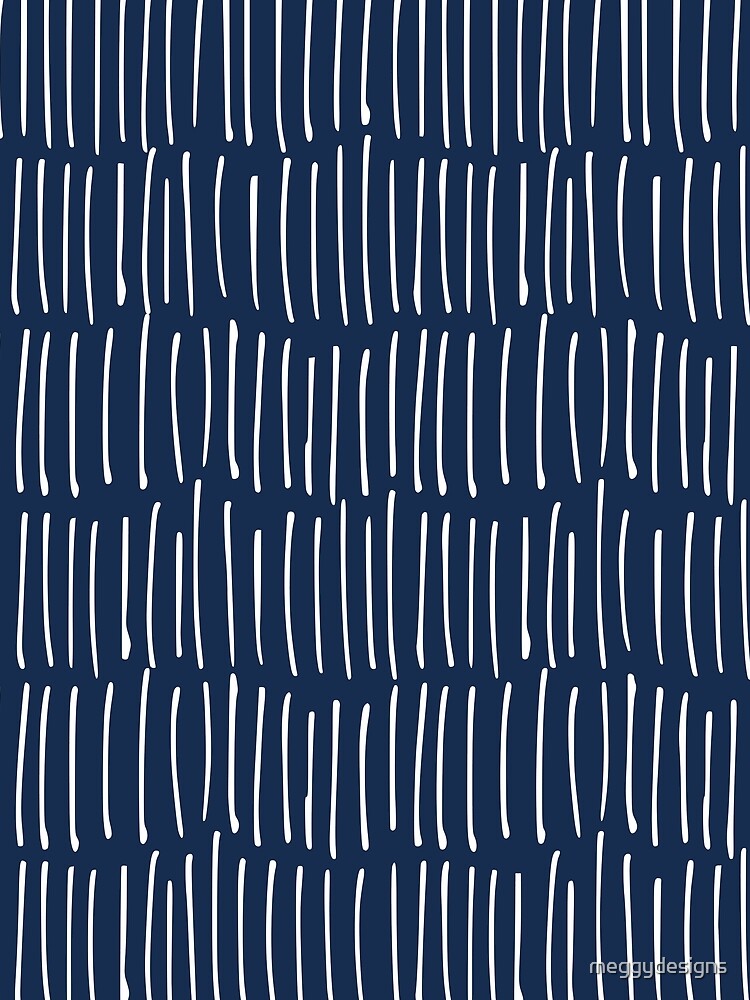 Boho Wall Art, Colour Prints, Navy Blue, Line Art by meggydesigns