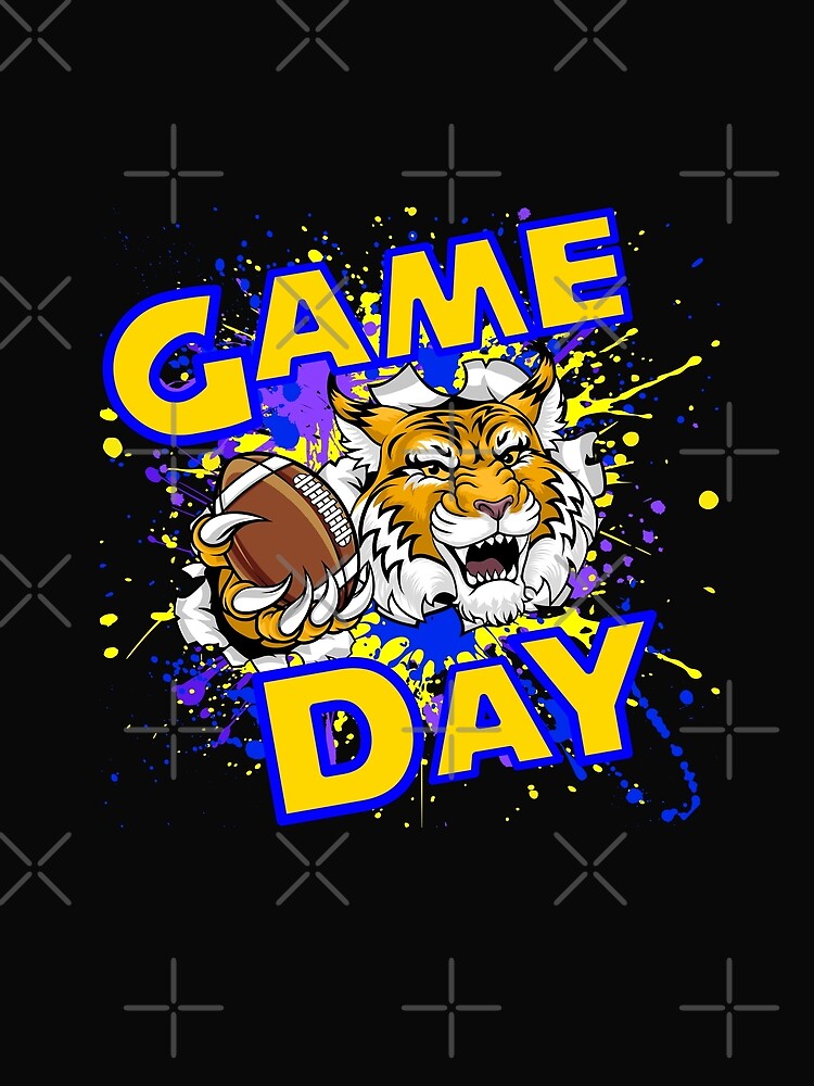 Fierce Tiger Game Day Football Design by TOA Timeless Original Apparel