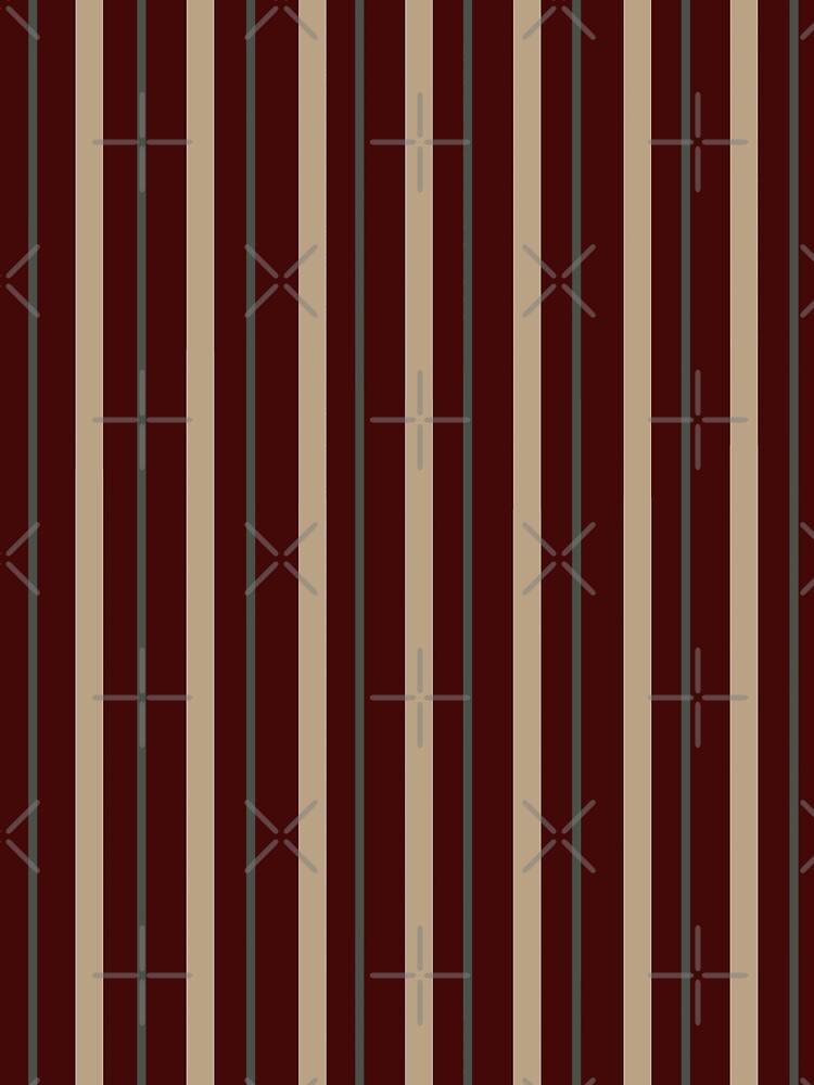 Forest upright stripes maroon by GabareyMaanyo