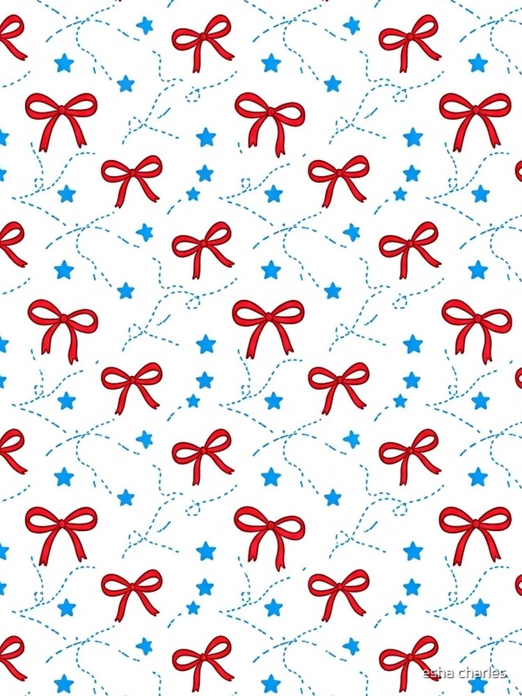 Red Coquette Bow by esha charles