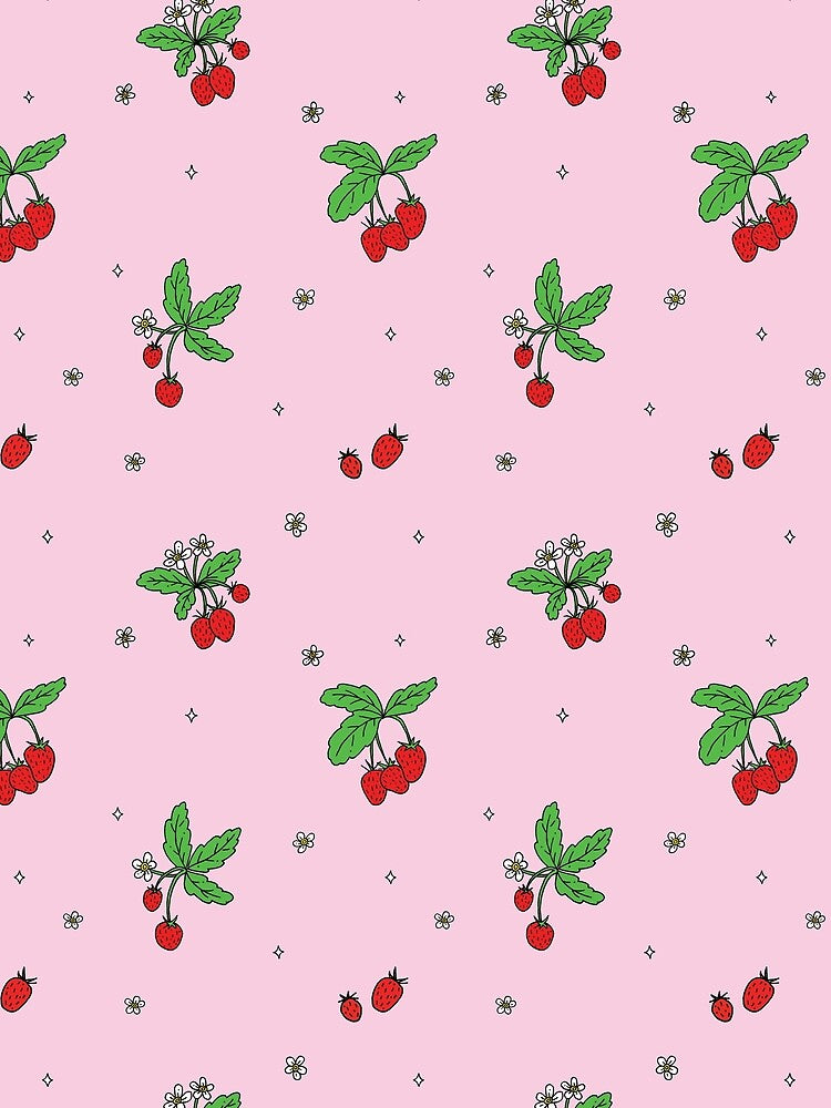 Hand-Drawn Strawberry Pink by LastNovember