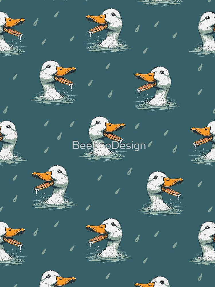 Duck head funny pattern by BeebooDesign