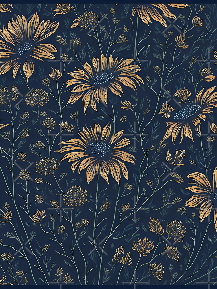 Retro Vintage Wildflowers by Sidewinder82