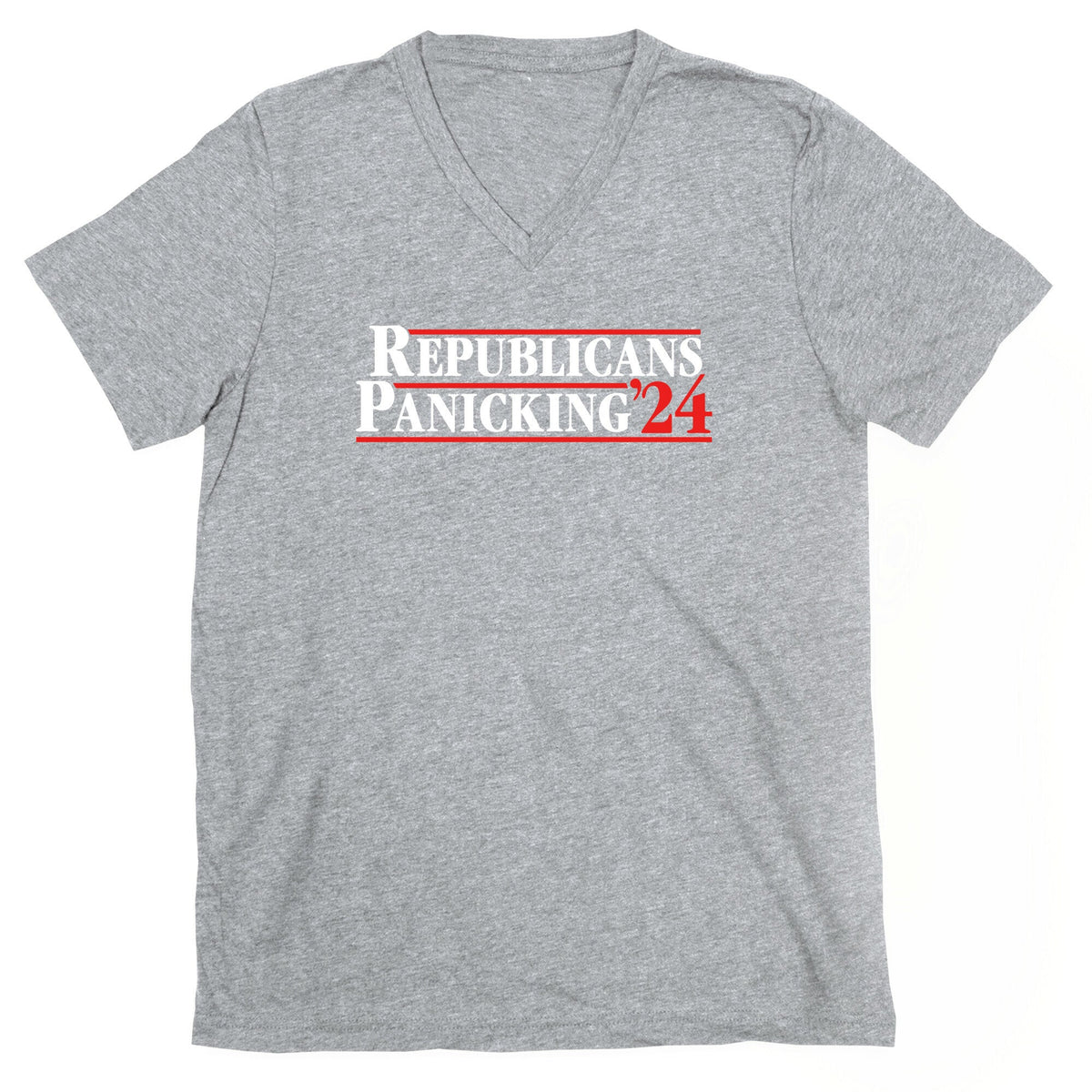 Republicans Panicking 2024 V-Neck Unisex