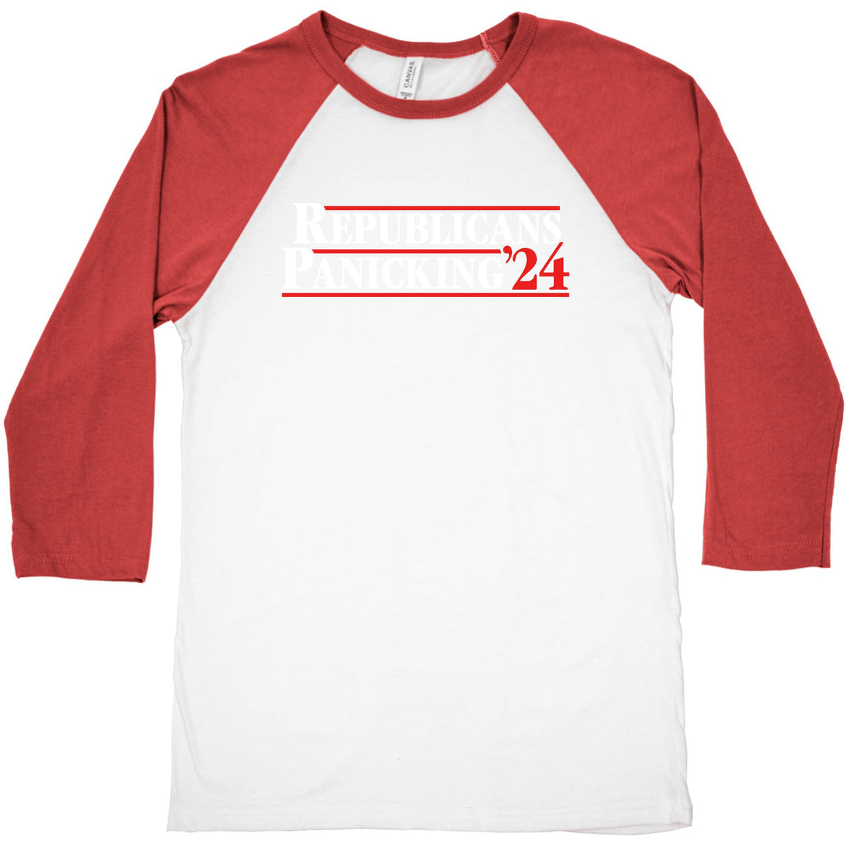Republicans Panicking 2024 Baseball Tee Unisex