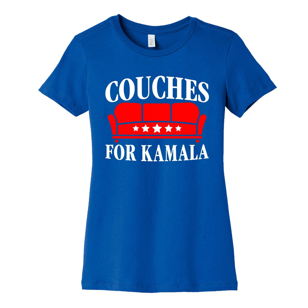Couches For Kamala Womens Cotton Tee Unisex