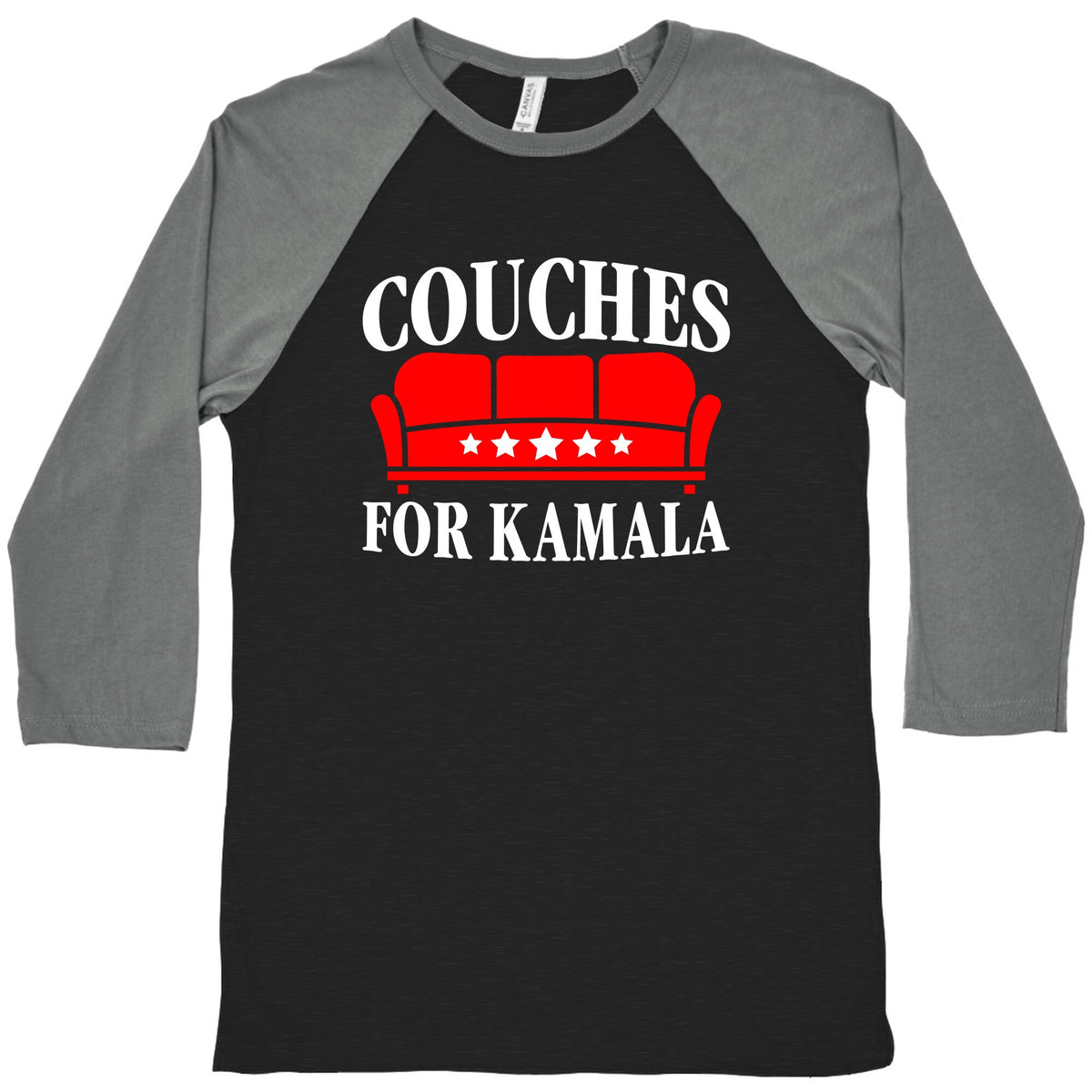 Couches For Kamala Baseball Tee Unisex