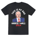 This Is My Dad Tim Walz Unisex Triblend Tee Unisex