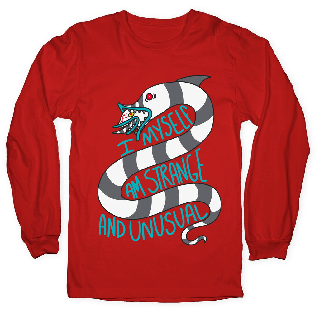 I Myself Am Strange and Unusual Longsleeve Tee Unisex