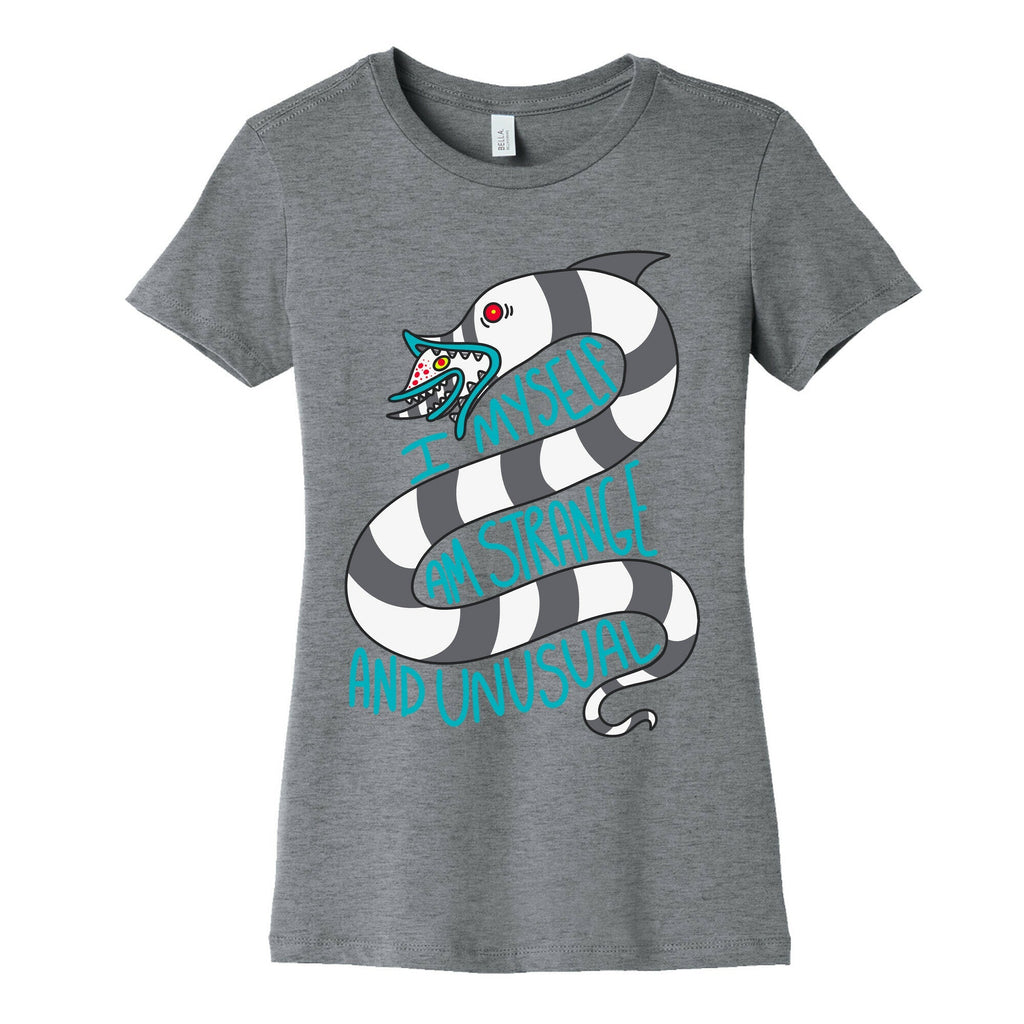 I Myself Am Strange and Unusual Womens Cotton Tee Unisex