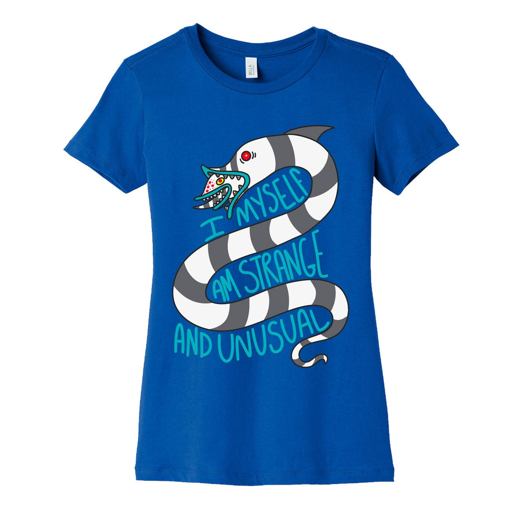 I Myself Am Strange and Unusual Womens Cotton Tee Unisex