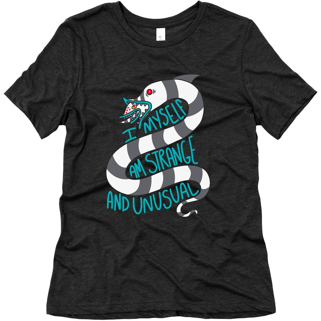 I Myself Am Strange and Unusual Womens Triblend Tee Unisex