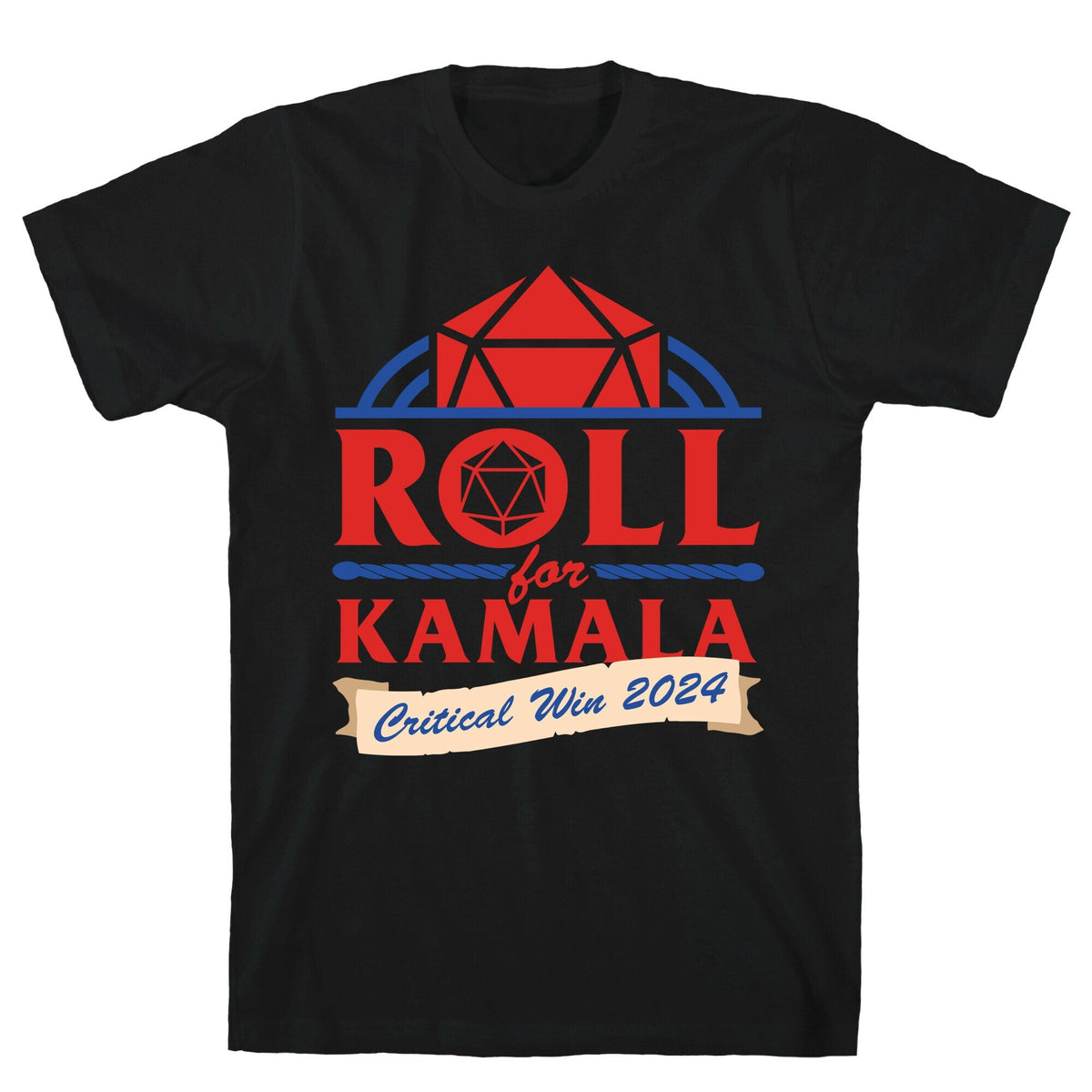 Roll for Kamala: Critical Win 2024 Unisex