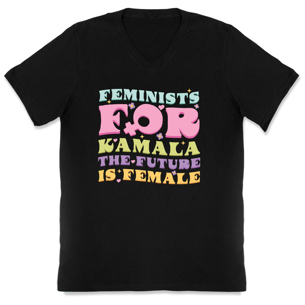 Feminists for Kamala V-Neck Unisex