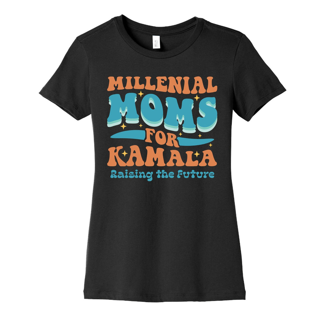 Millennial Moms for Kamala Womens Cotton Tee Unisex