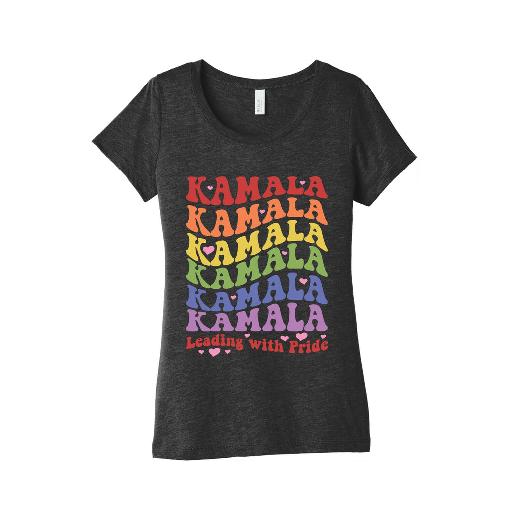Kamala Leading With Pride Womens Triblend Tee Unisex