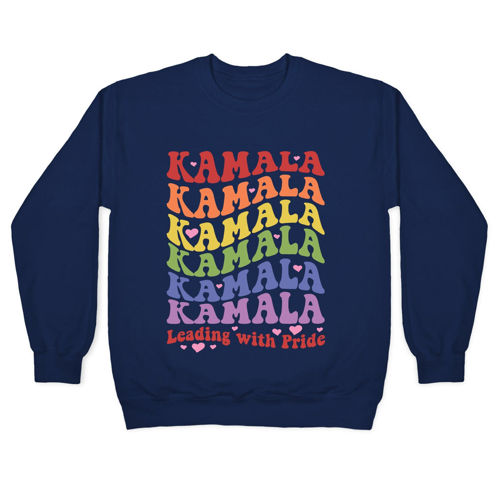 Kamala Leading With Pride Crewneck Unisex