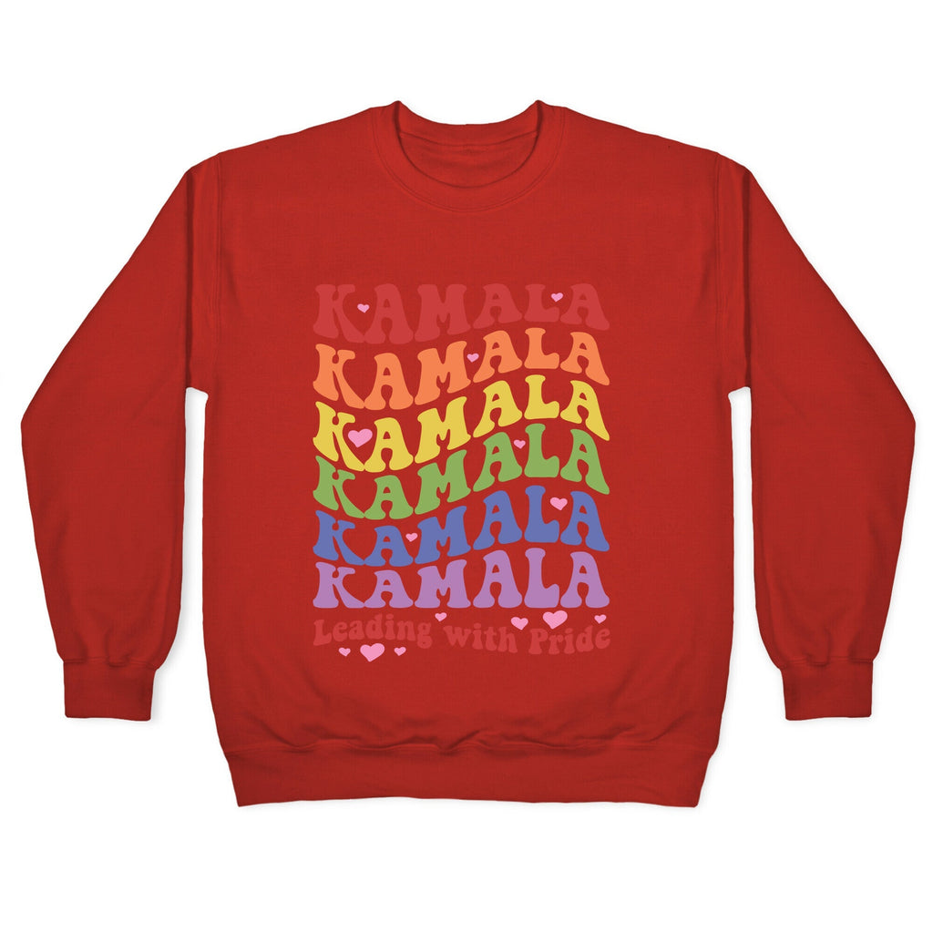 Kamala Leading With Pride Crewneck Unisex