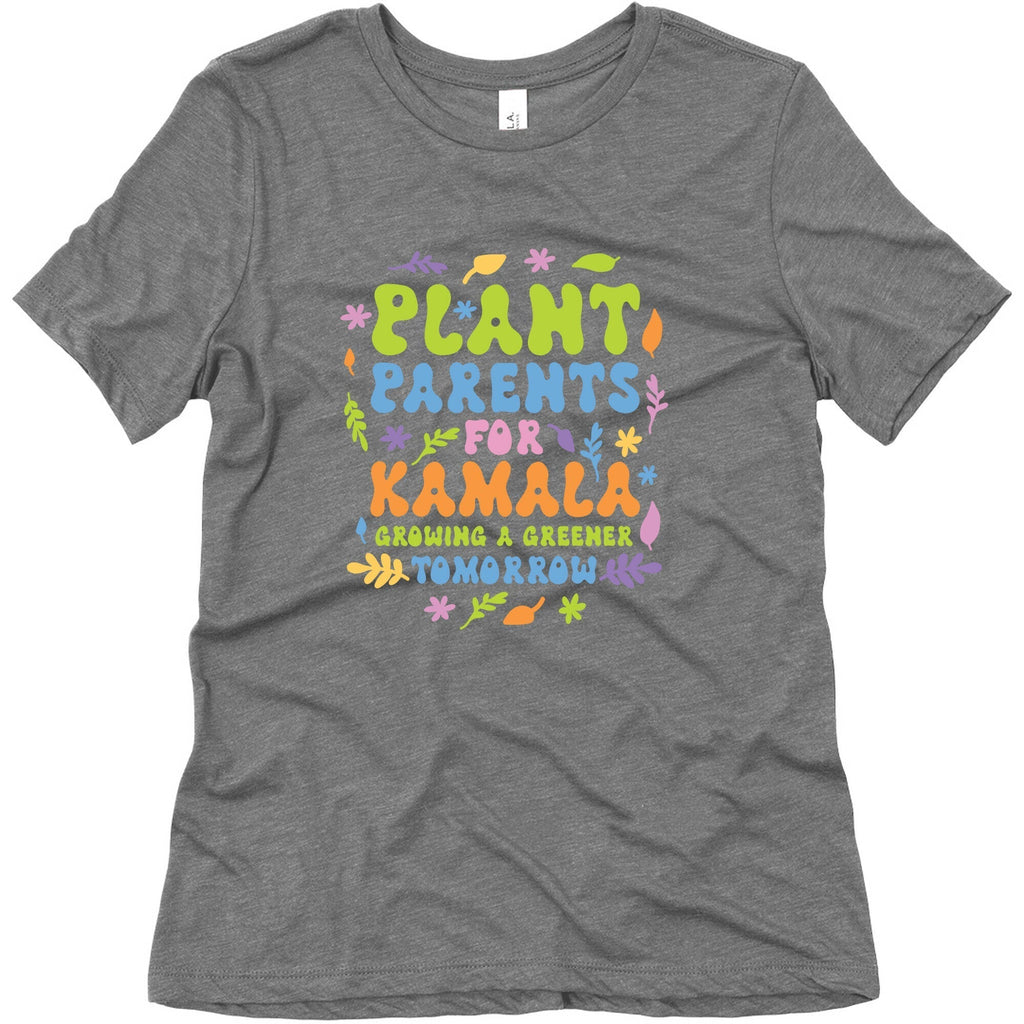 Plant Parents for Kamala Womens Triblend Tee Unisex