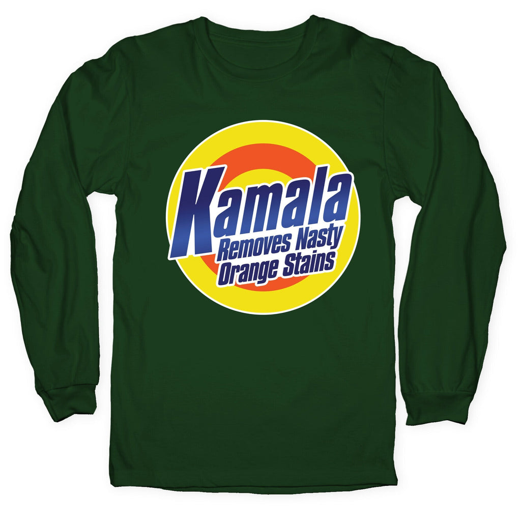 Kamala Removes Nasty Orange Stains Longsleeve Tee Unisex
