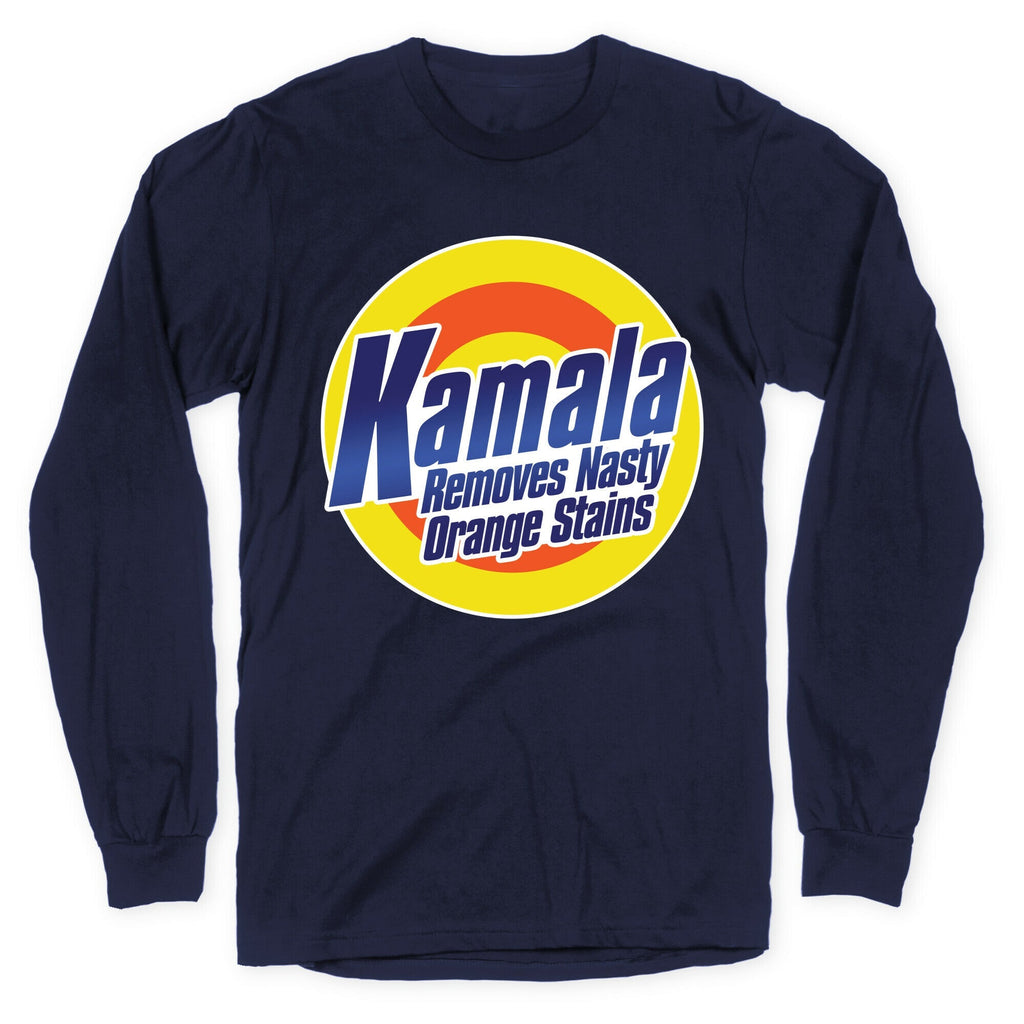 Kamala Removes Nasty Orange Stains Longsleeve Tee Unisex