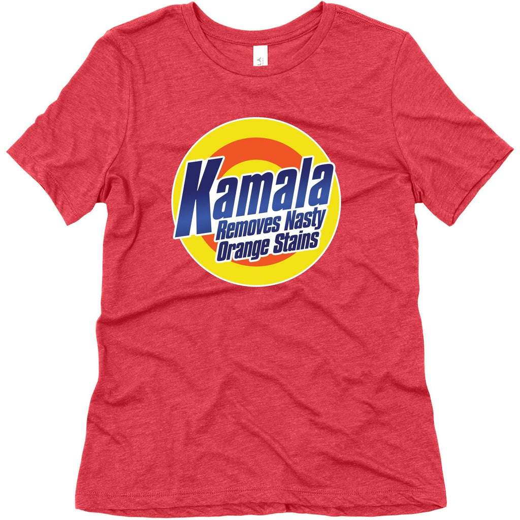 Kamala Removes Nasty Orange Stains Womens Triblend Tee Unisex