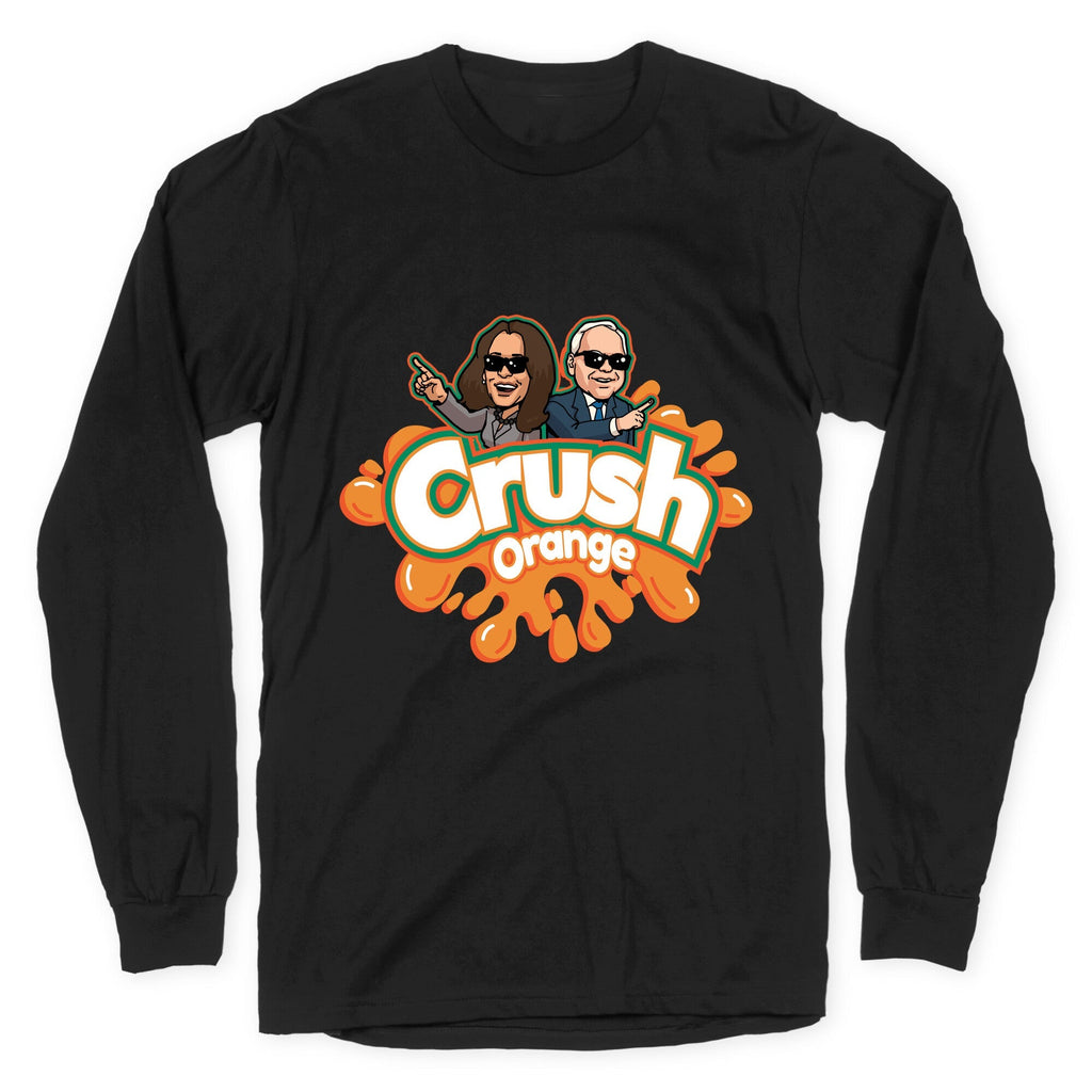 Orange Crush Harris Walz 2024 Longsleeve Tee Unisex
