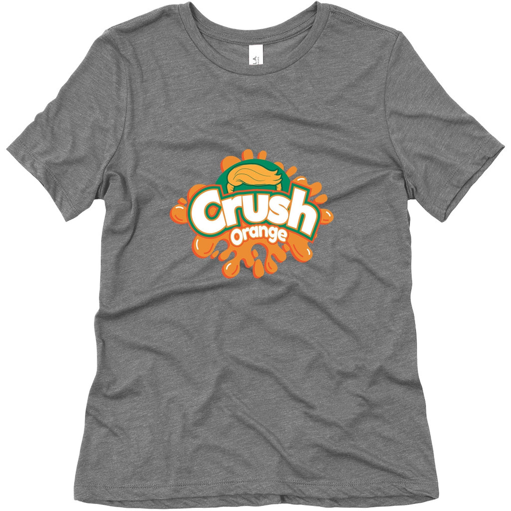 Orange Crush Harris Walz 2024 Womens Triblend Tee Unisex