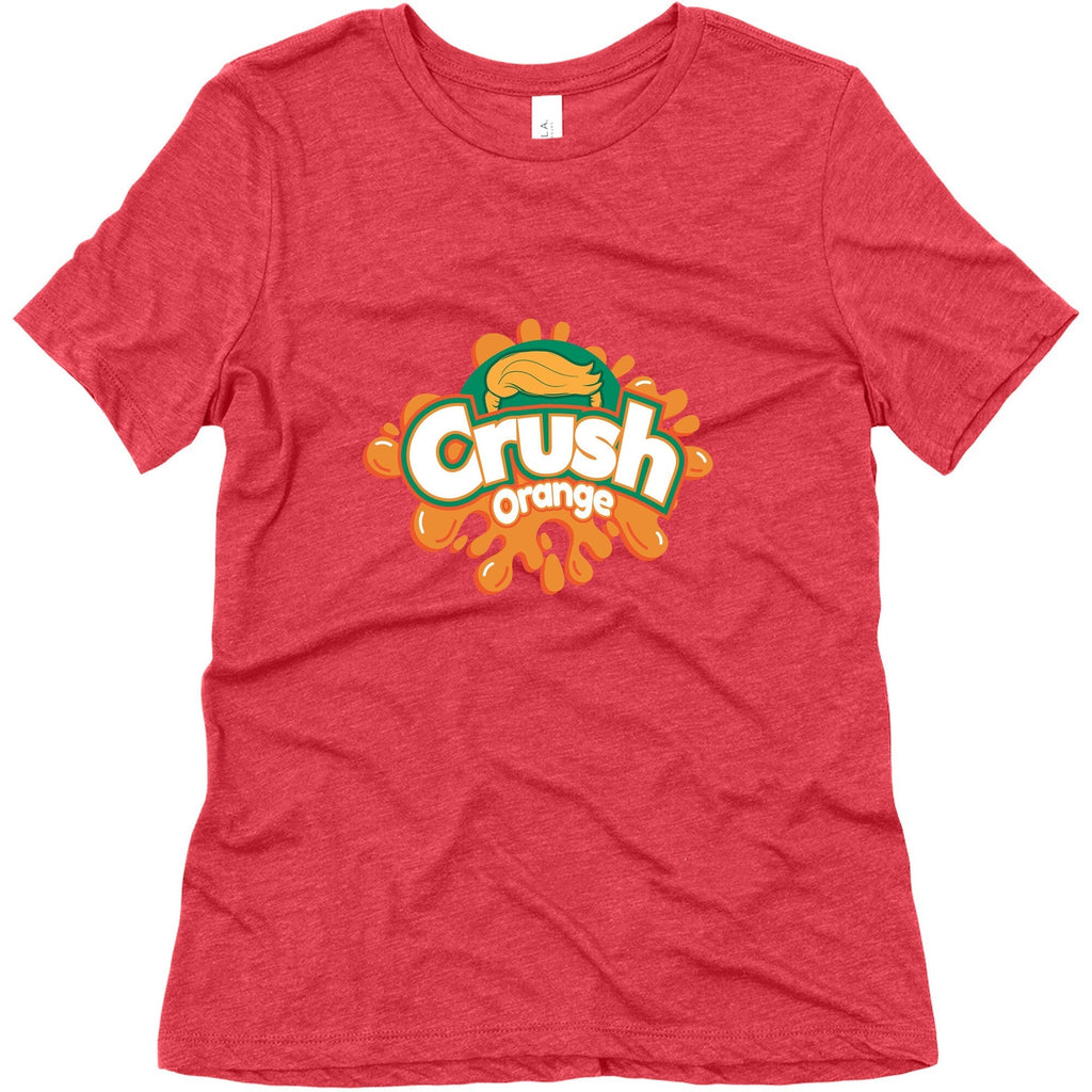 Orange Crush Harris Walz 2024 Womens Triblend Tee Unisex