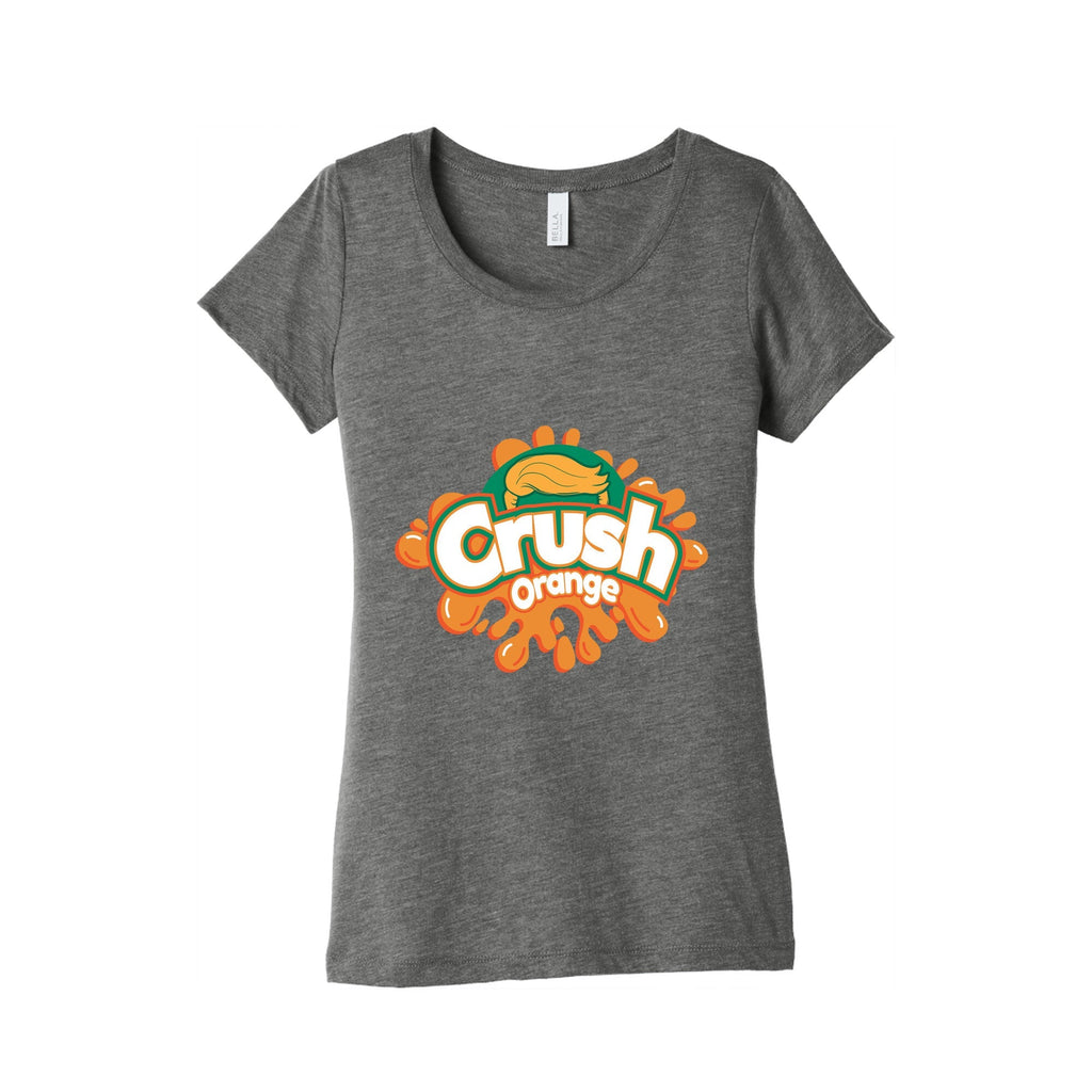 Orange Crush Harris Walz 2024 Womens Triblend Tee Unisex