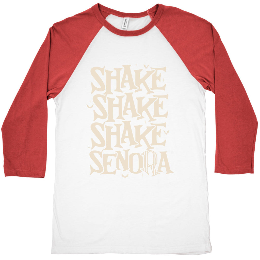Beetlejuice Shake Senora Baseball Tee Unisex