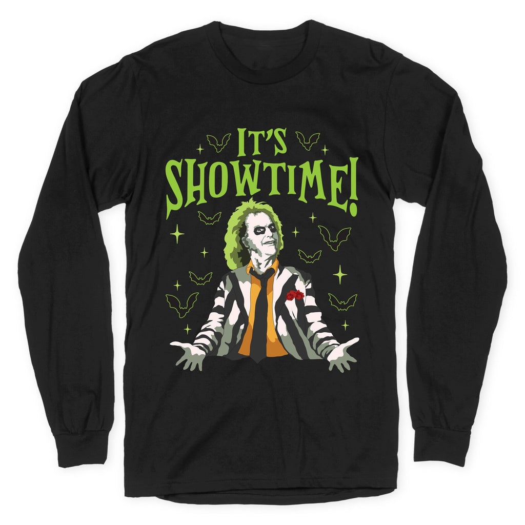Beetlejuice Its Showtime Longsleeve Tee Unisex