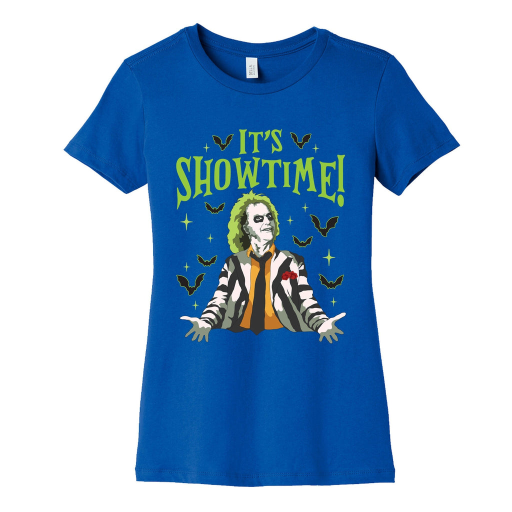 Beetlejuice Its Showtime Womens Cotton Tee Unisex