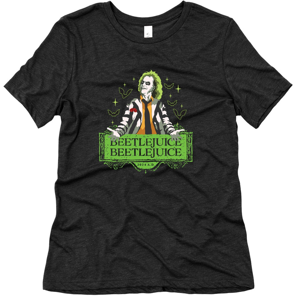Beetlejuice Beetlejuice Womens Triblend Tee Unisex