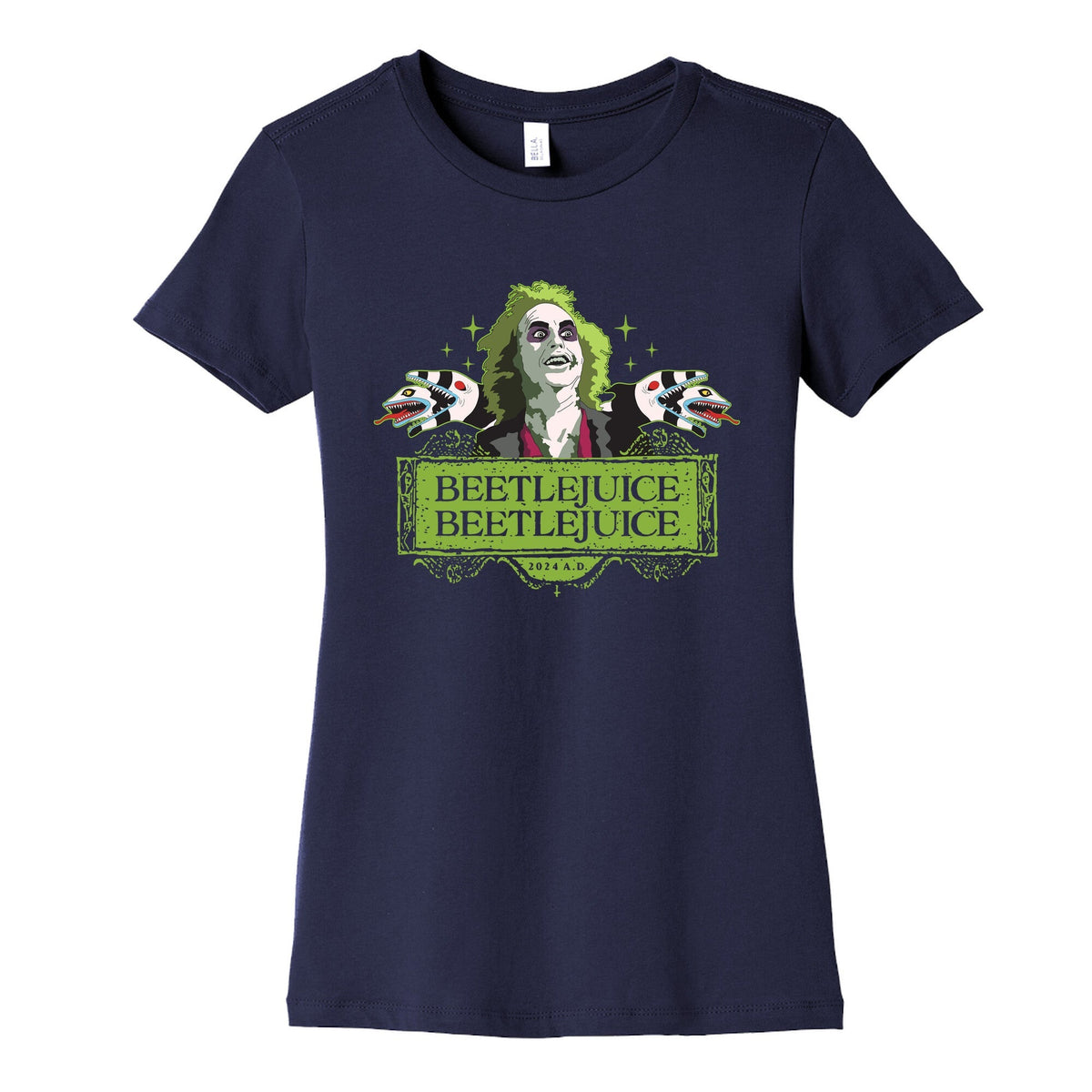 Beetlejuice Beetlejuice Womens Cotton Tee Unisex
