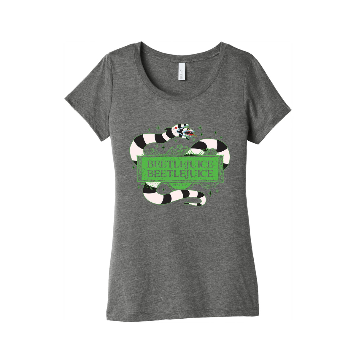 Beetlejuice Beetlejuice 2024 AD Womens Triblend Tee Unisex