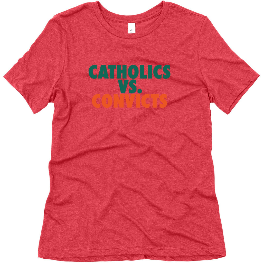 Catholics vs. Convicts Womens Triblend Tee Unisex