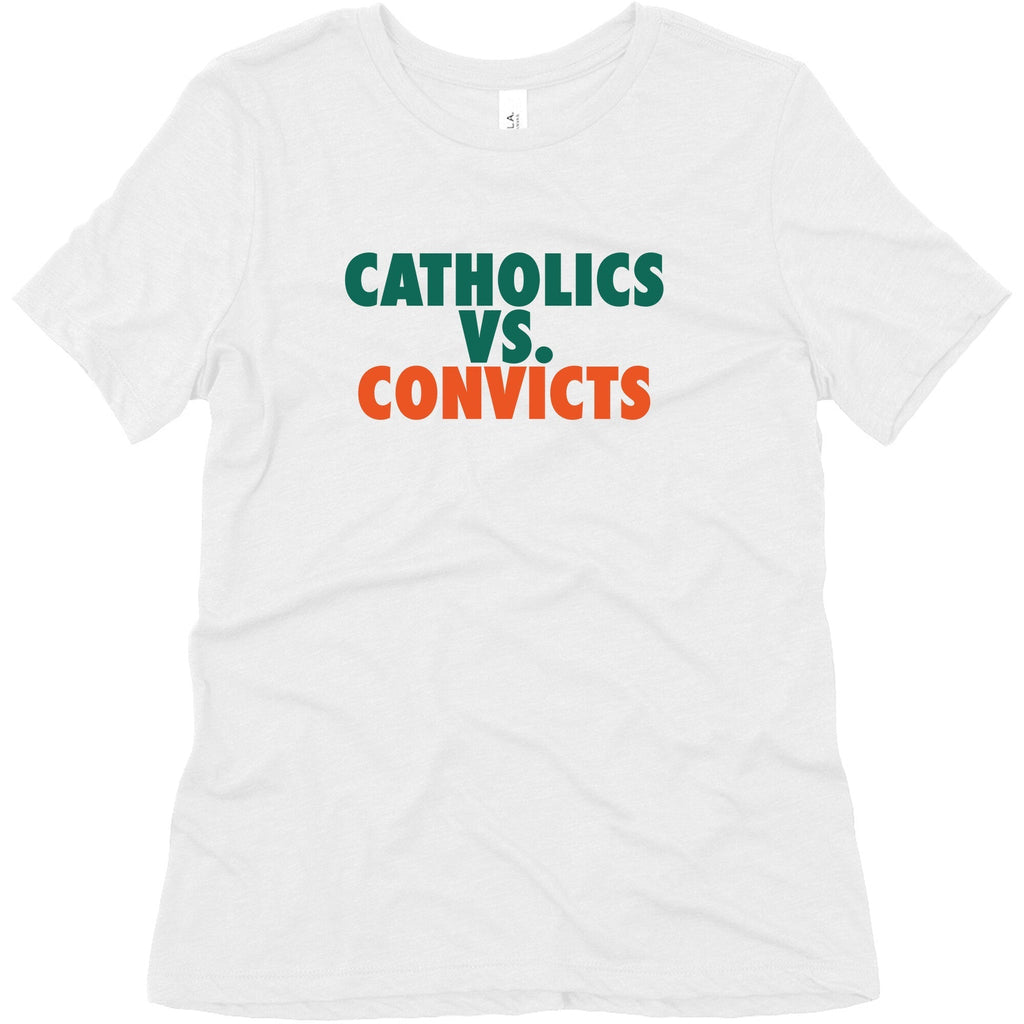 Catholics vs. Convicts Womens Triblend Tee Unisex