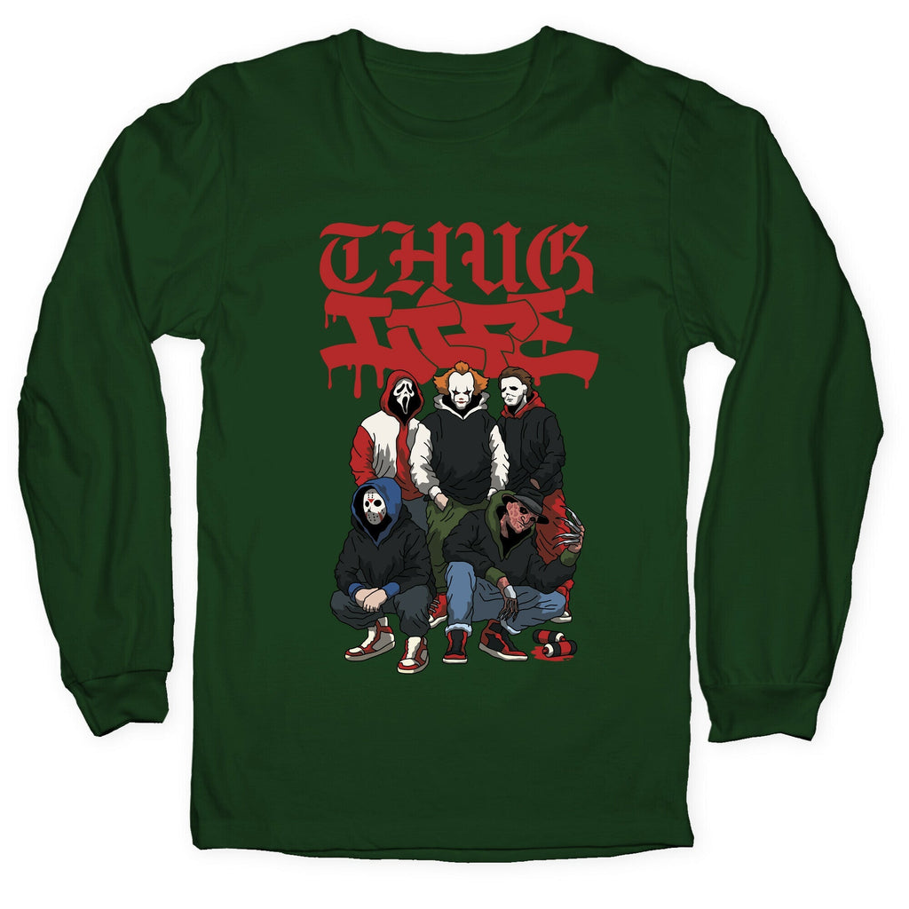 Thug Life Halloween Longsleeve Tee Unisex
