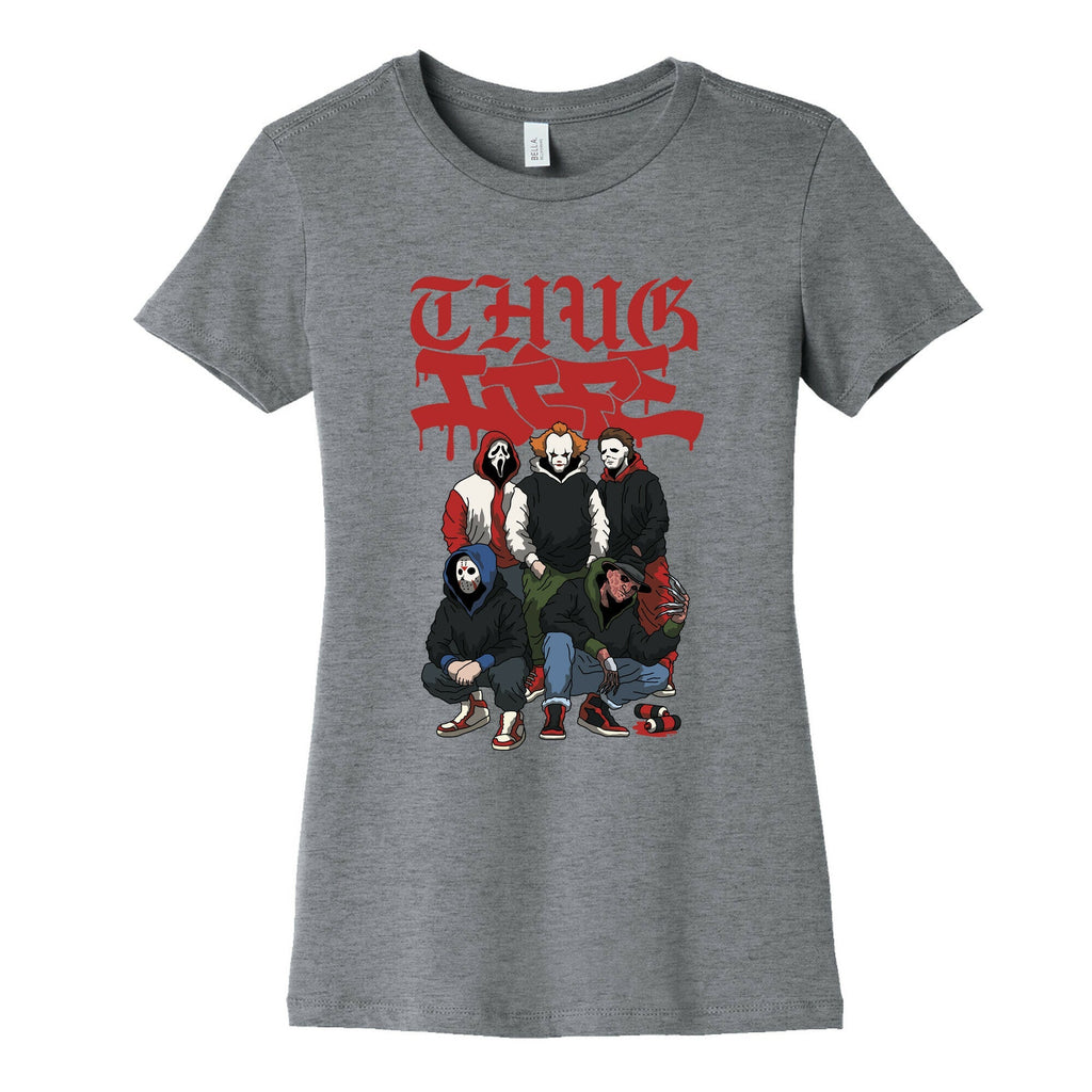 Thug Life Halloween Womens Cotton Tee Unisex