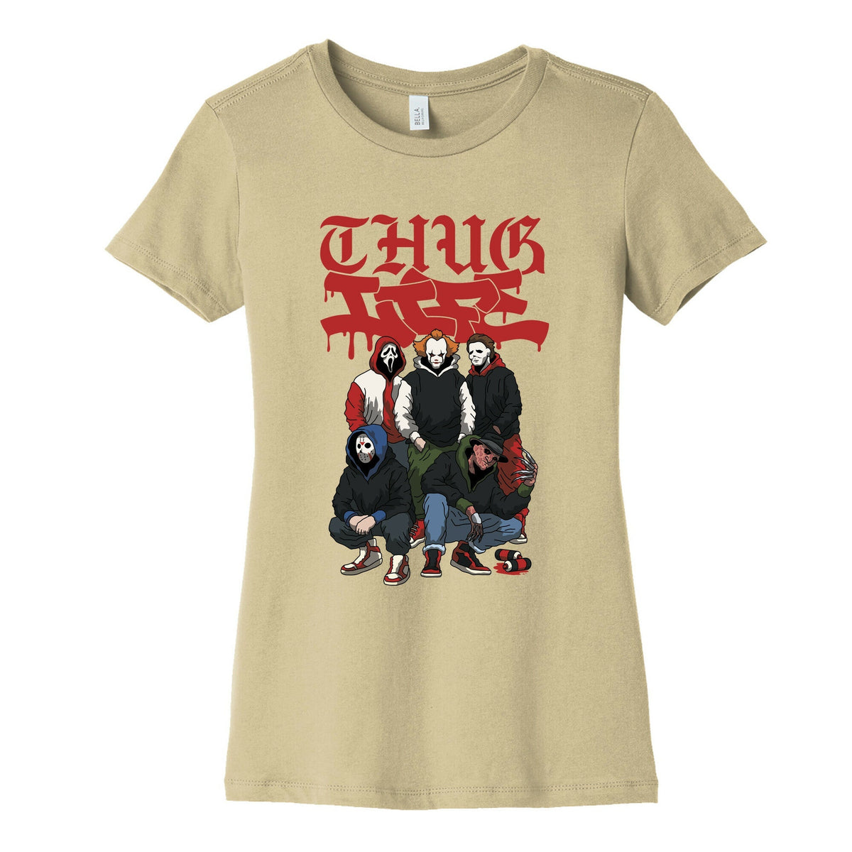Thug Life Halloween Womens Cotton Tee Unisex