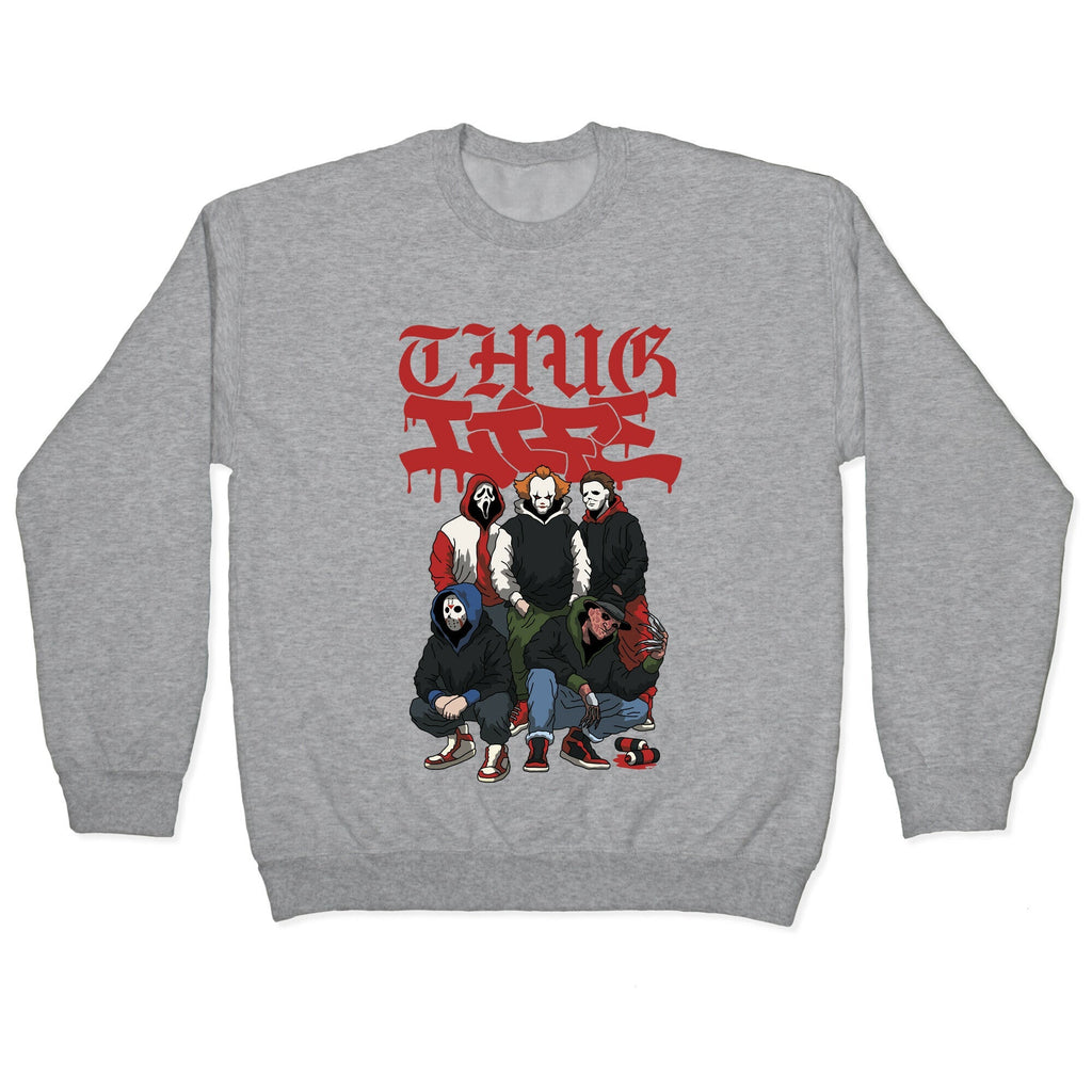 Thug Life Halloween Crewneck Unisex