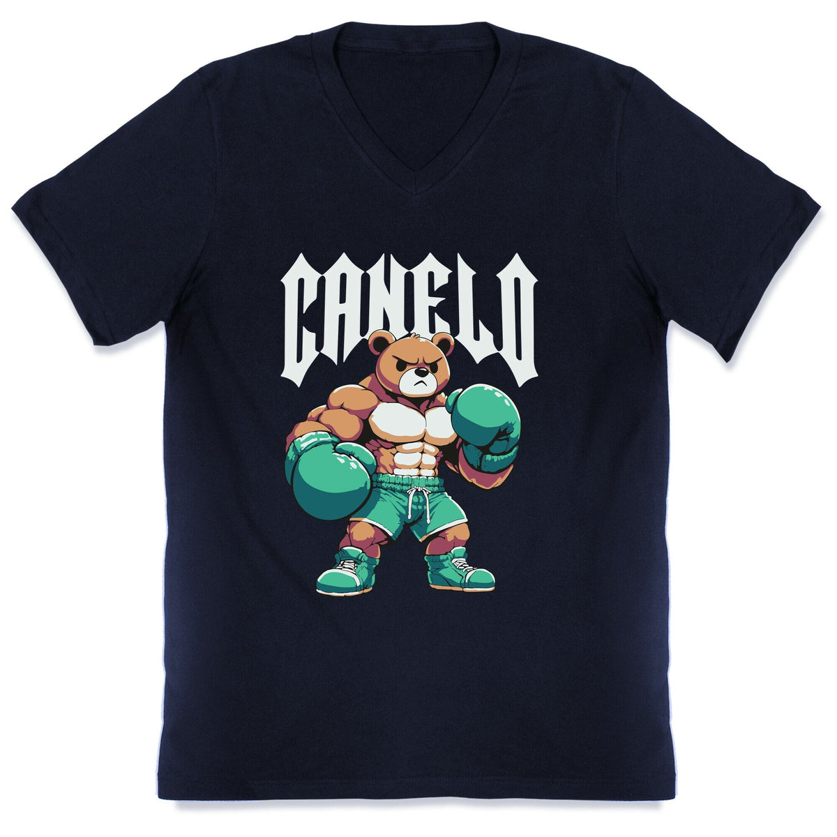 Canelo Teddy Bear V-Neck Unisex