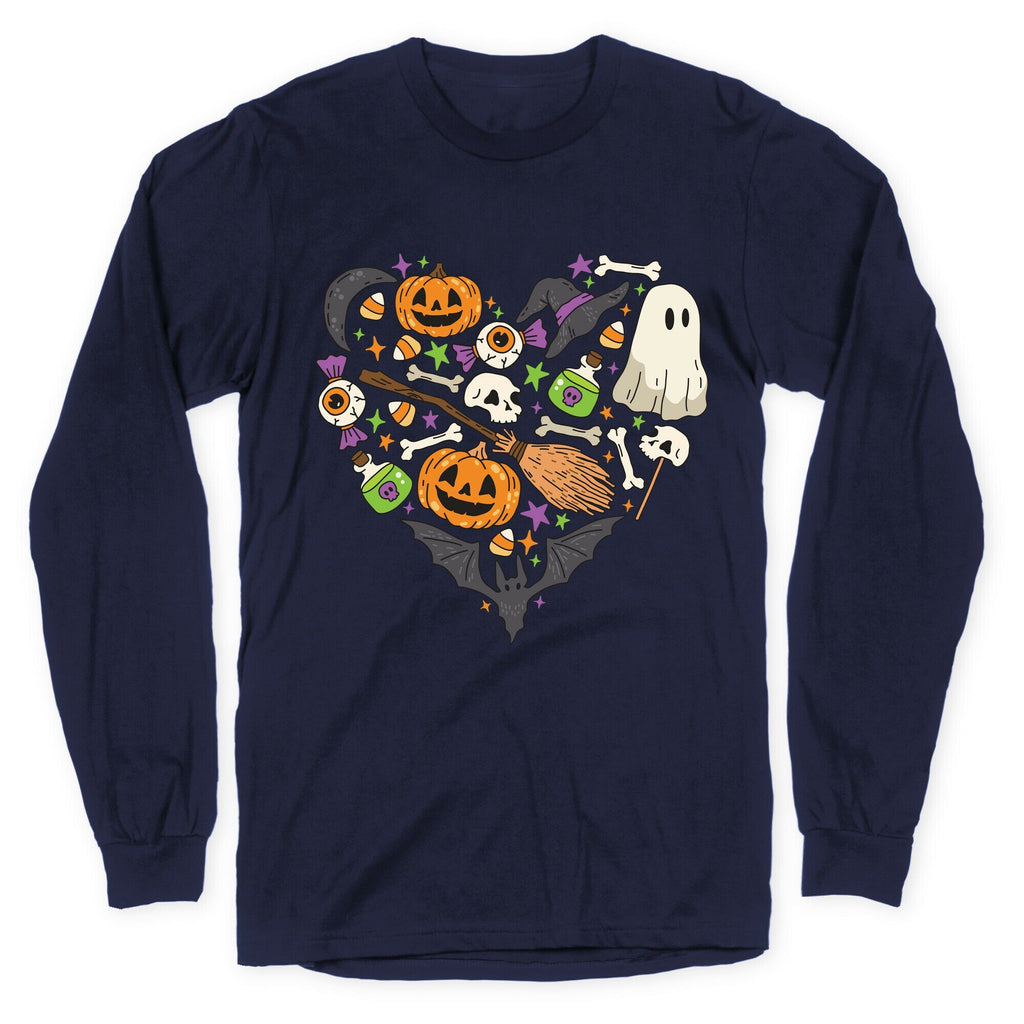 Halloween Heart Longsleeve Tee Unisex