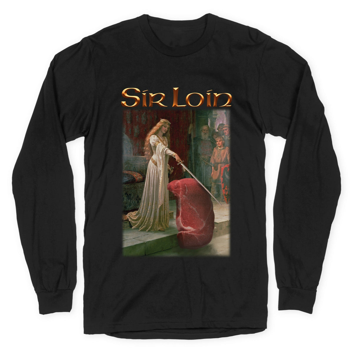 Sir Loin Steak Meme Longsleeve Tee Unisex
