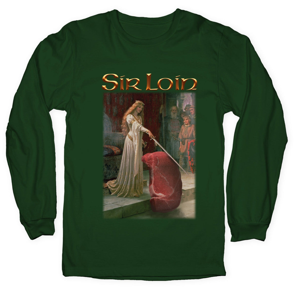 Sir Loin Steak Meme Longsleeve Tee Unisex