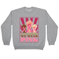 In October We Wear Pink Crewneck Unisex