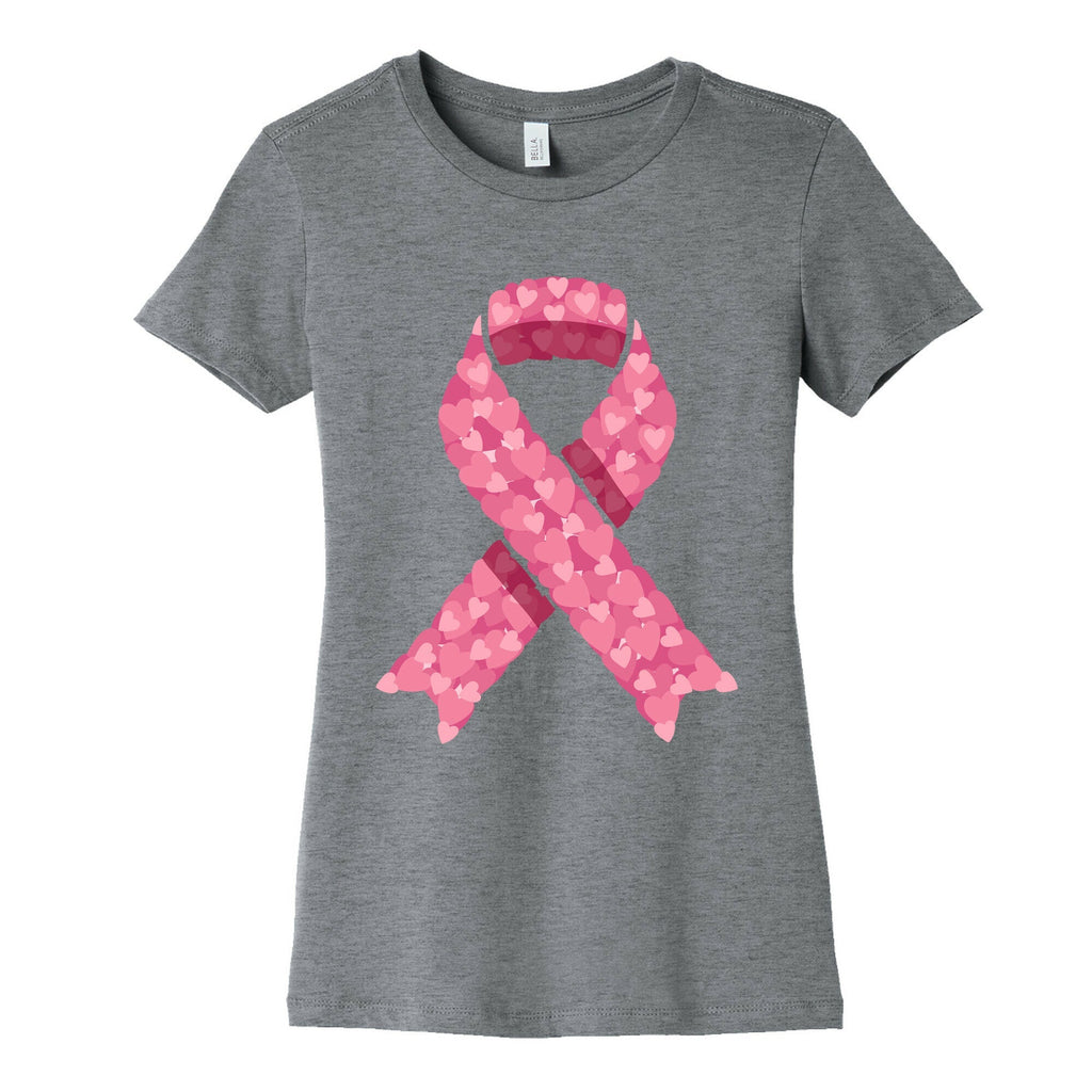 Pink Ribbon Womens Cotton Tee Unisex