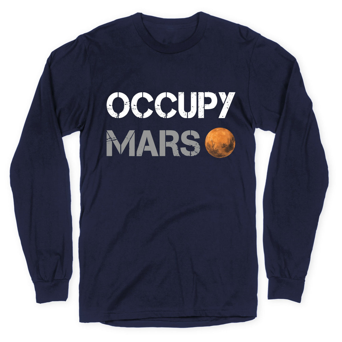 Occupy Mars Longsleeve Tee Unisex
